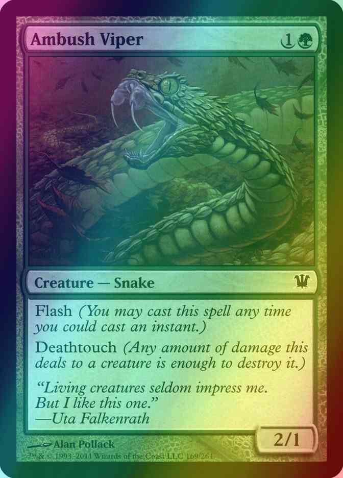 Ambush Viper [169] [Innistrad] [Foil]