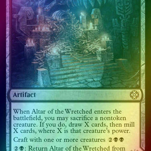 Altar of the Wretched // Wretched Bonemass [10] [The Lost Caverns of Ixalan: Commander] [Foil]