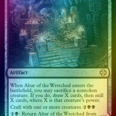 Altar of the Wretched // Wretched Bonemass [10] [The Lost Caverns of Ixalan: Commander] [Foil]