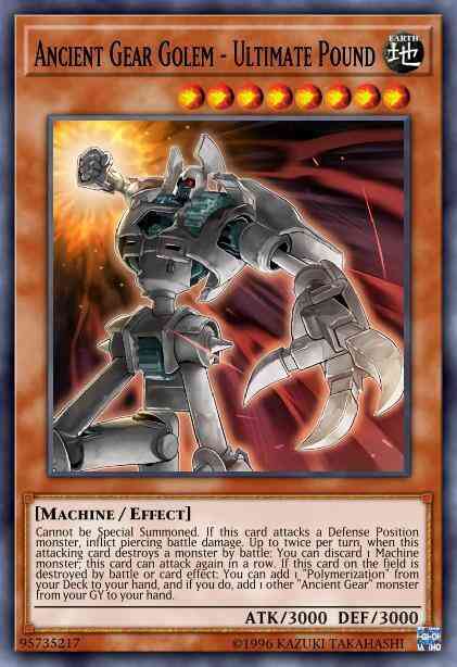 Ancient Gear Golem - Ultimate Pound - DUPO-EN054 - Ultra Rare - 1st Edition