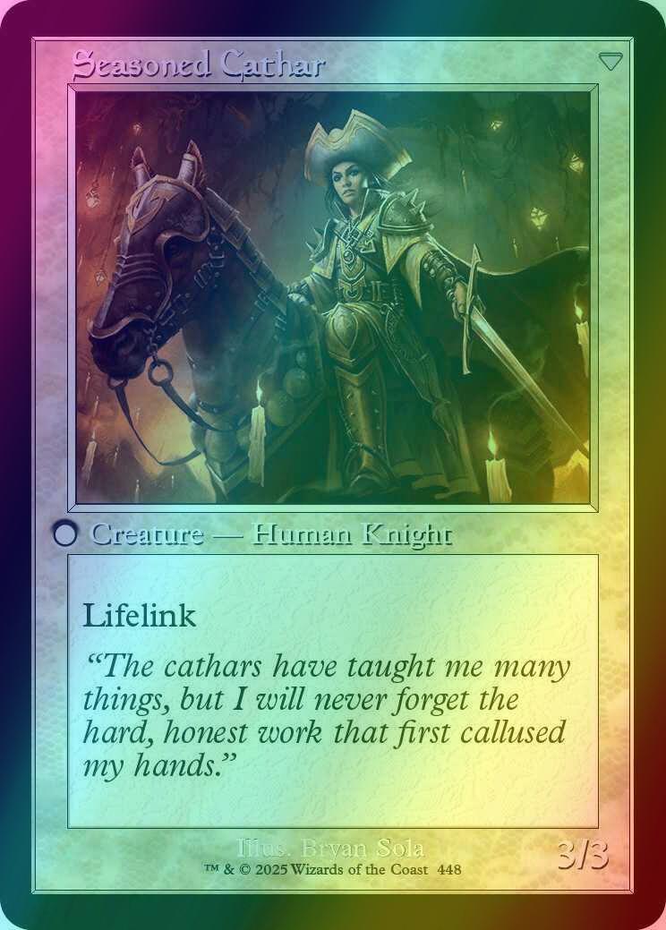 Ambitious Farmhand // Seasoned Cathar [448] [Retro Frame] [Innistrad Remastered] [Foil]