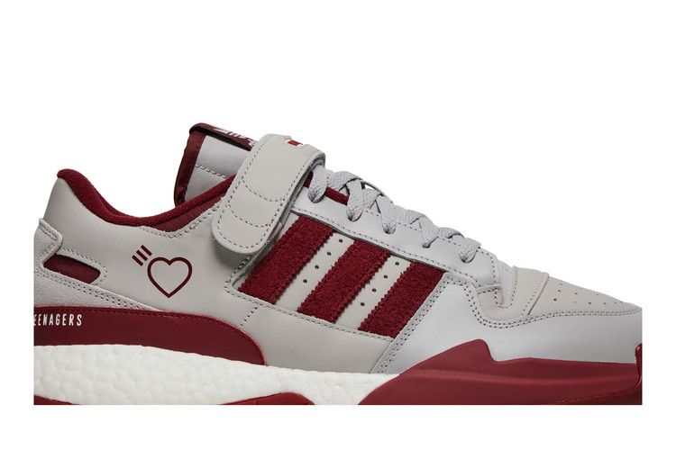 adidas Forum Boost Low Human Made Grey Burgundy