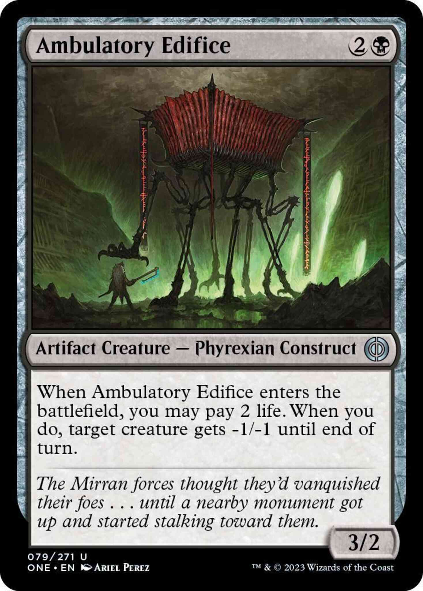 Ambulatory Edifice [79] [Phyrexia: All Will Be One] [Non-Foil]