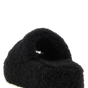 Balenciaga Furry Platform Slides