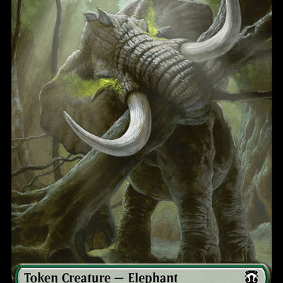 Beast Token (16) // Elephant Token (18) [Modern Horizons 3: Commander: Tokens] [Non-Foil]