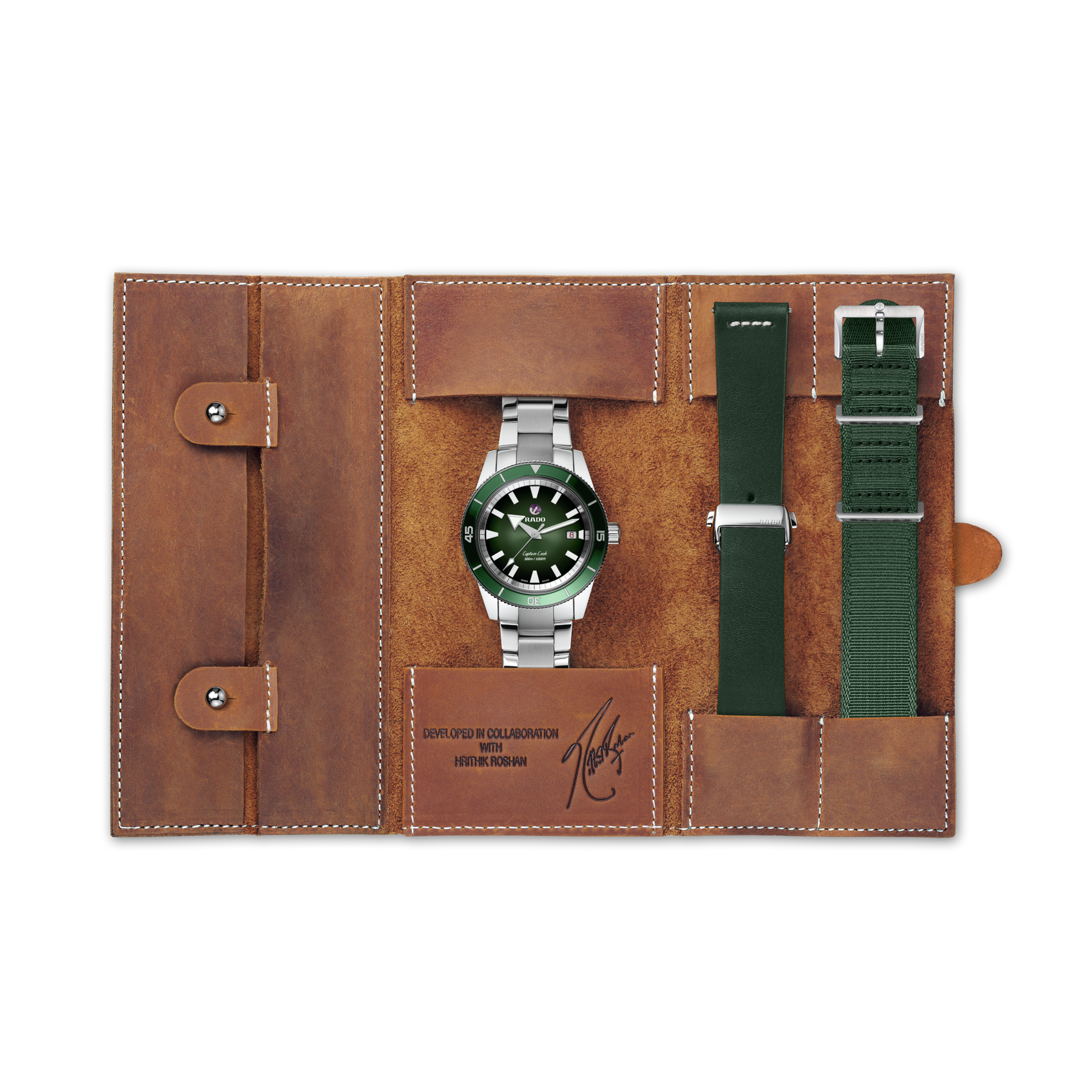 Rado Captain Cook Green Dial Men 42mm