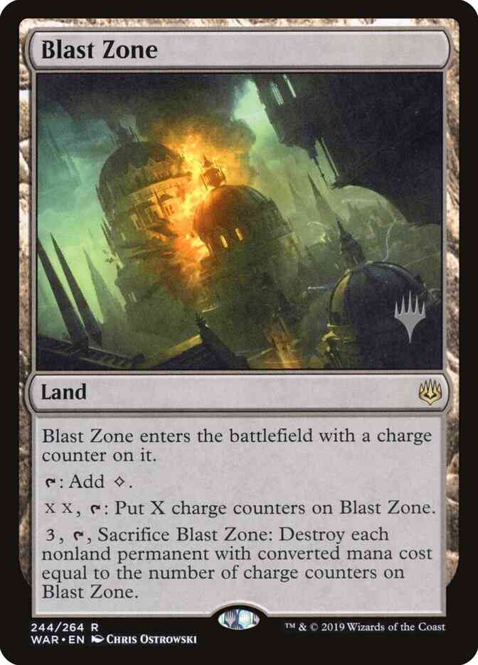 Blast Zone [Promo Pack] [244p] [War of the Spark Promos] [Non-Foil]