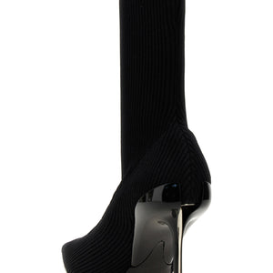Alexander McQueen Slash Ankle Boots