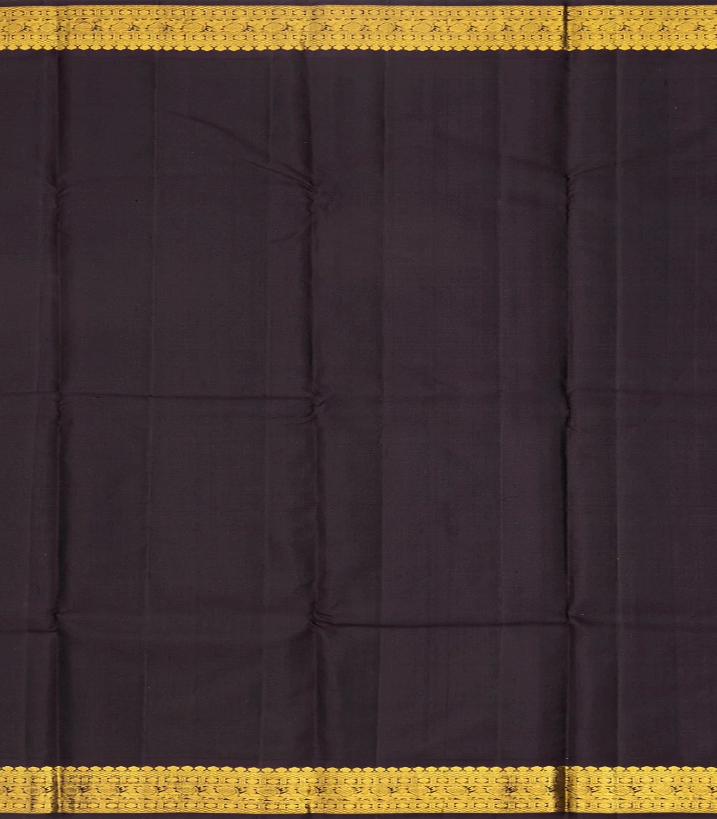 Peach Handloom Korvai Kanchipuram Silk Saree With Mango Buttas