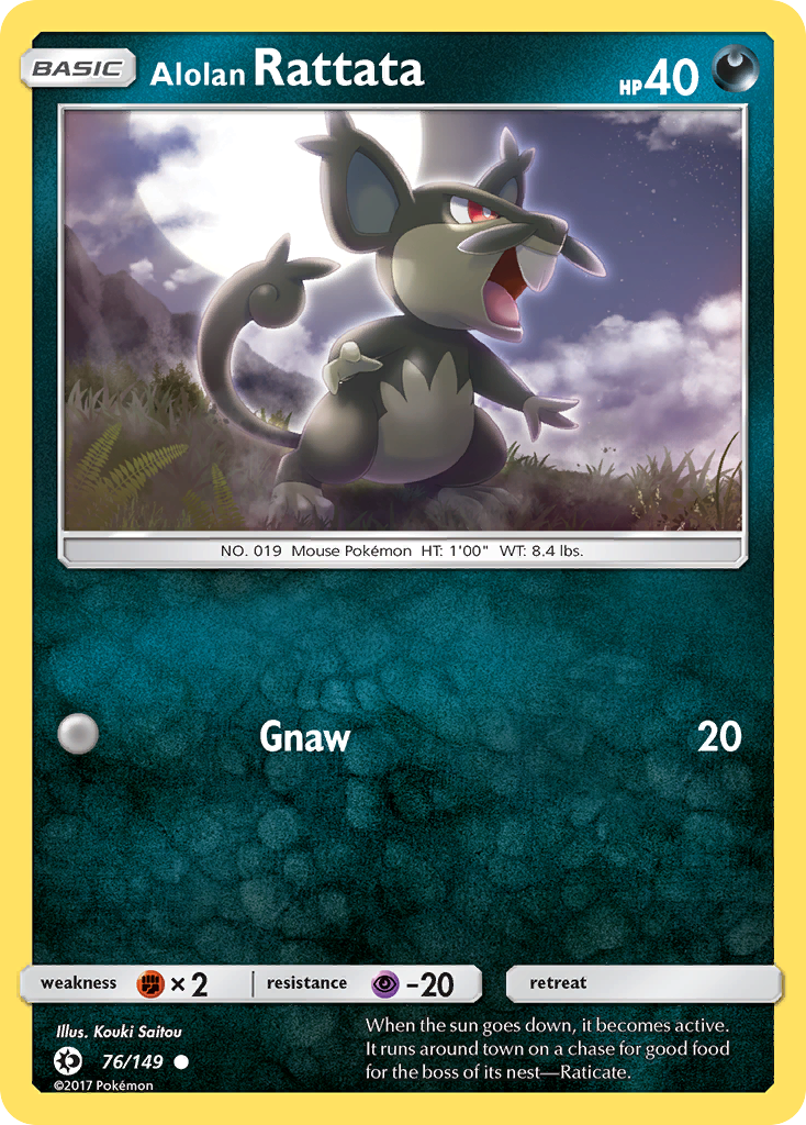 Alolan Rattata - 76/149 - Common