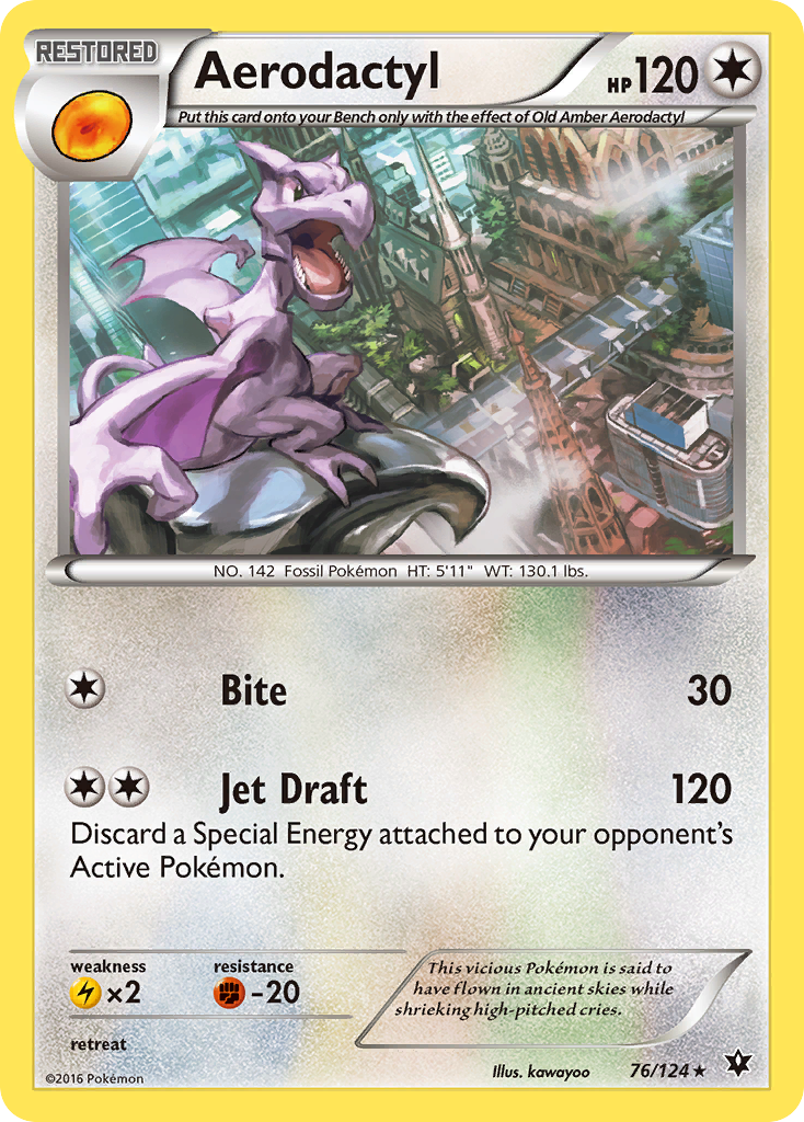 Aerodactyl - 76/124 - Rare