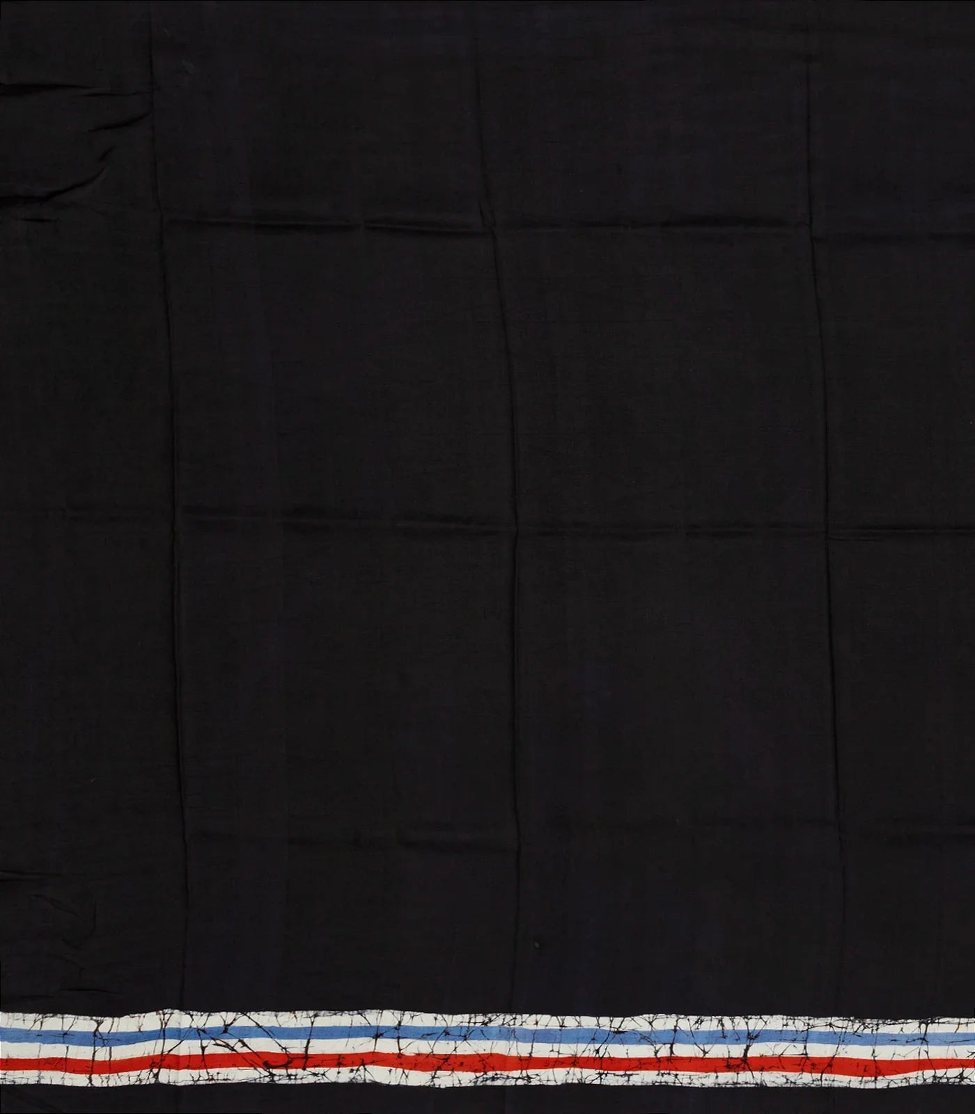 Blue Handloom Printed Silk Saree With Printed Lord Krishna Motifs