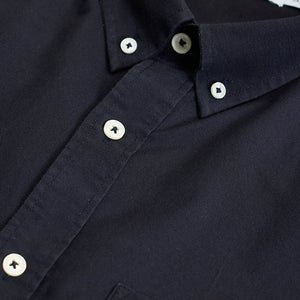 Black Button Down Regular Fit Shirt