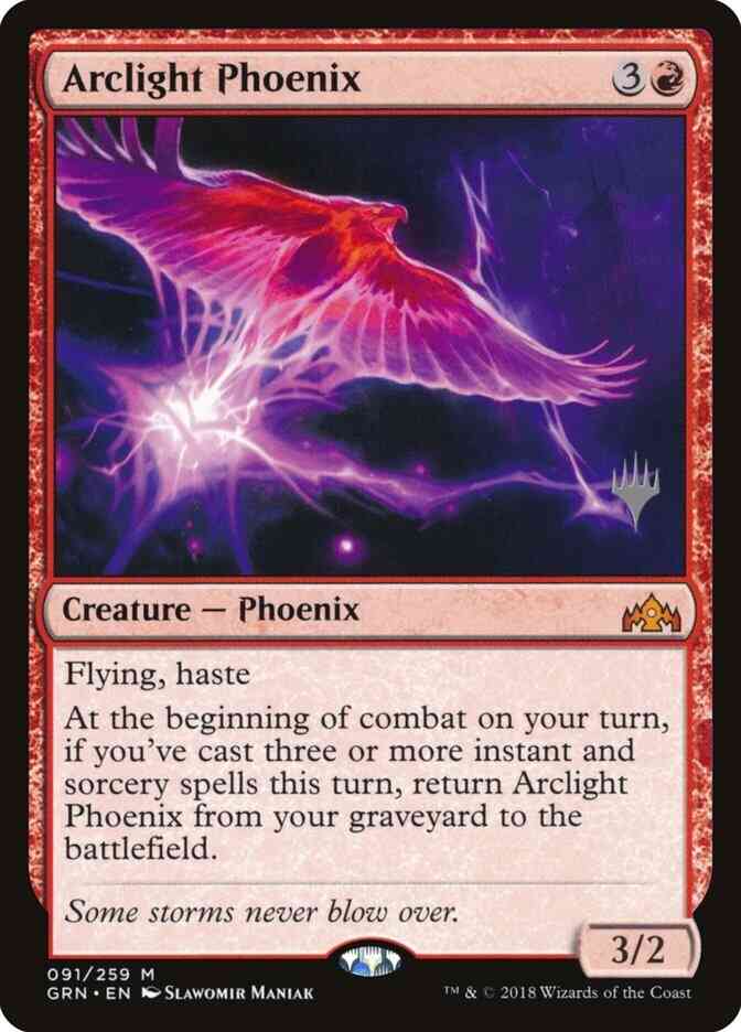Arclight Phoenix [Promo Pack] [91p] [Guilds of Ravnica Promos] [Foil]