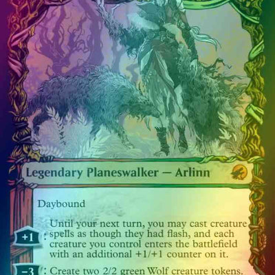 Arlinn, the Pack's Hope // Arlinn, the Moon's Fury [307] [Equinox Showcase] [Innistrad: Midnight Hunt] [Foil]