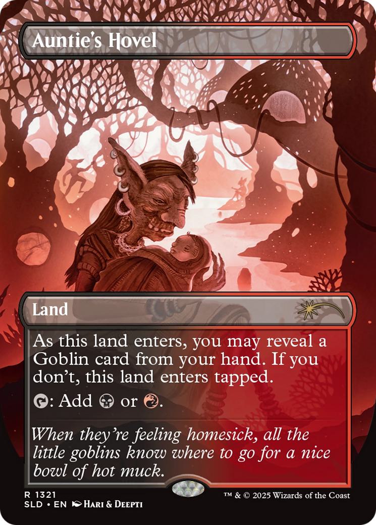 Auntie's Hovel [1321] [Borderless] [Lorwyn Lightboxes] [Secret Lair Drop] [Non-Foil]