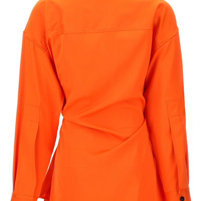 Ferragamo Satin Asymmetric Shirt