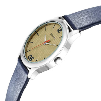 Camo Brown Analog Dial & Leather Strap