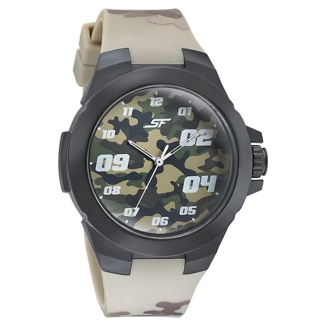 SF Turbo Army Green Dial & Beige Plastic Strap
