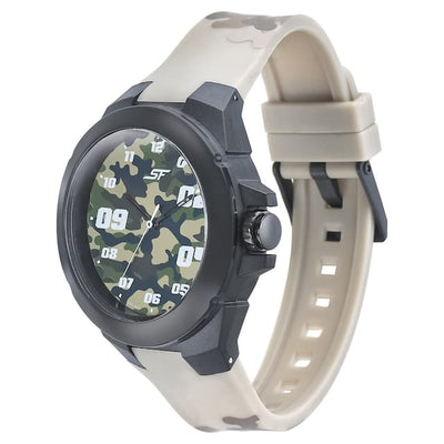 SF Turbo Army Green Dial & Beige Plastic Strap