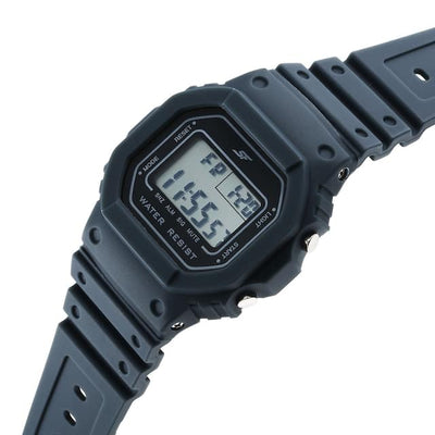 Hexa Grey Digital Dial Polyurethane Strap