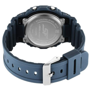 Hexa Grey Digital Dial Polyurethane Strap
