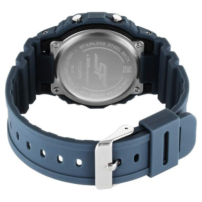 Hexa Grey Digital Dial Polyurethane Strap