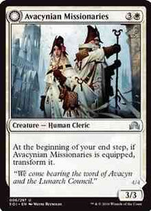 Avacynian Missionaries // Lunarch Inquisitors [6] [Shadows over Innistrad] [Non-Foil]
