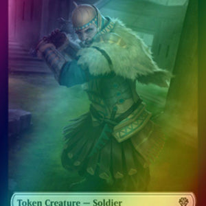 Angel Token (01) // Soldier Token (04) [DMC/DMU Set Symbol] [Dominaria United: Tokens] [Foil]