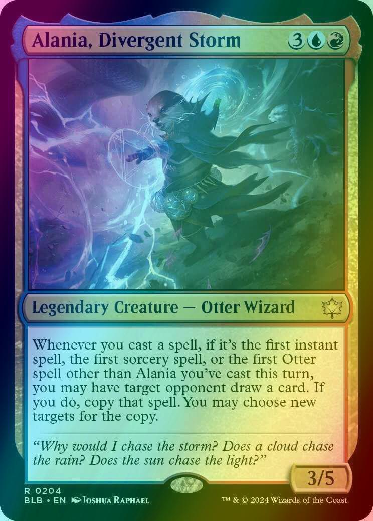 Alania, Divergent Storm [204] [Bloomburrow] [Foil]