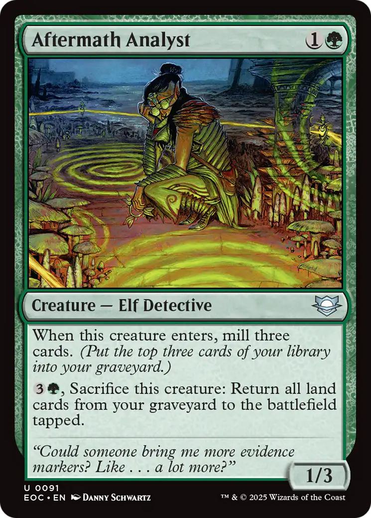 Aftermath Analyst [91] [Edge of Eternities: Commander] [Non-Foil]