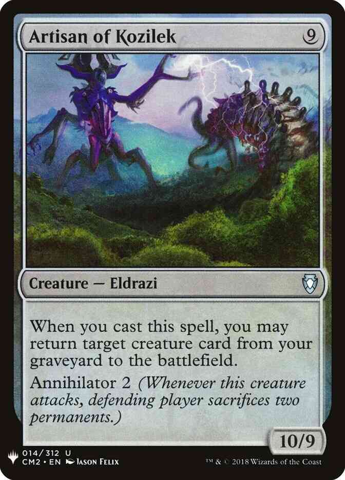 Artisan of Kozilek [CM2-14] [The List] [Non-Foil]