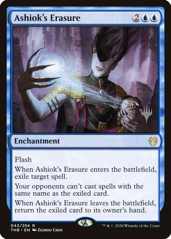 Ashiok's Erasure [43p] [Promo Pack] [Theros Beyond Death Promos] [Foil]