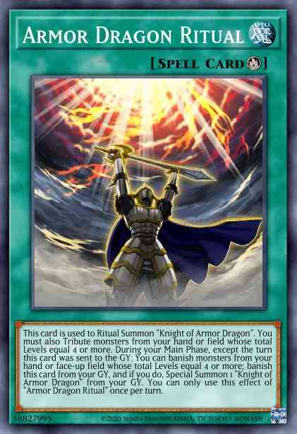 Armor Dragon Ritual - BLVO-EN064 - Common - 1st Edition