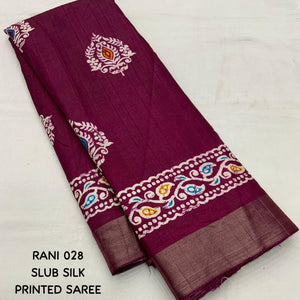 Soft Silk Batik Print Saree