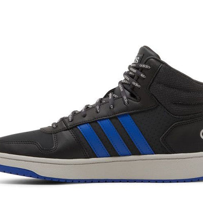adidas Hoops 2.0 Mid Carbon Royal Blue