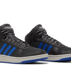 adidas Hoops 2.0 Mid Carbon Royal Blue
