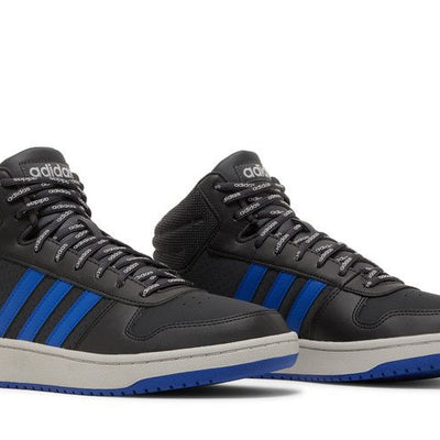 adidas Hoops 2.0 Mid Carbon Royal Blue