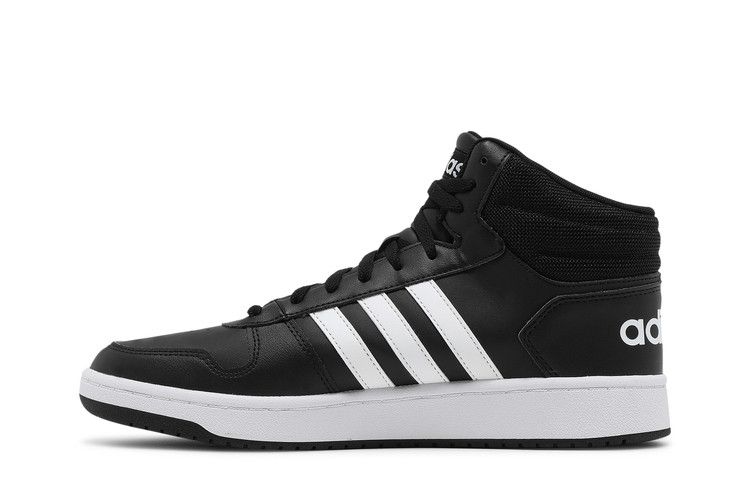 adidas Hoops 2.0 Mid Black White