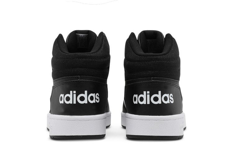 adidas Hoops 2.0 Mid Black White