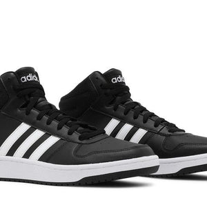 adidas Hoops 2.0 Mid Black White