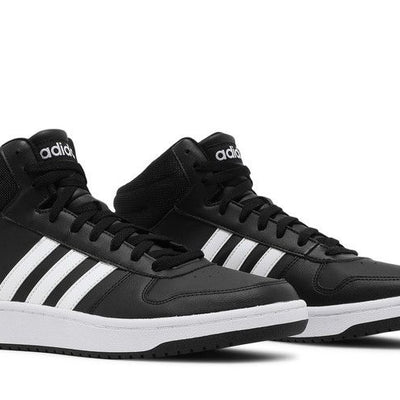 adidas Hoops 2.0 Mid Black White