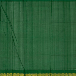 Sandal Handloom Silk Cotton Saree With Checks & Buttas