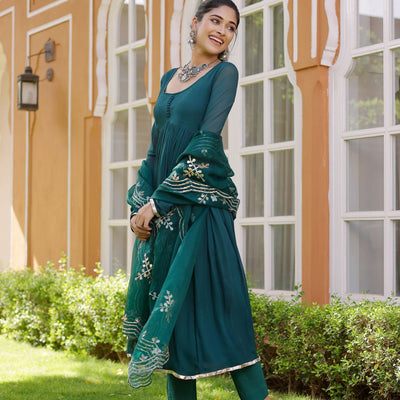Odika Gotapatti Goergette Suit Set