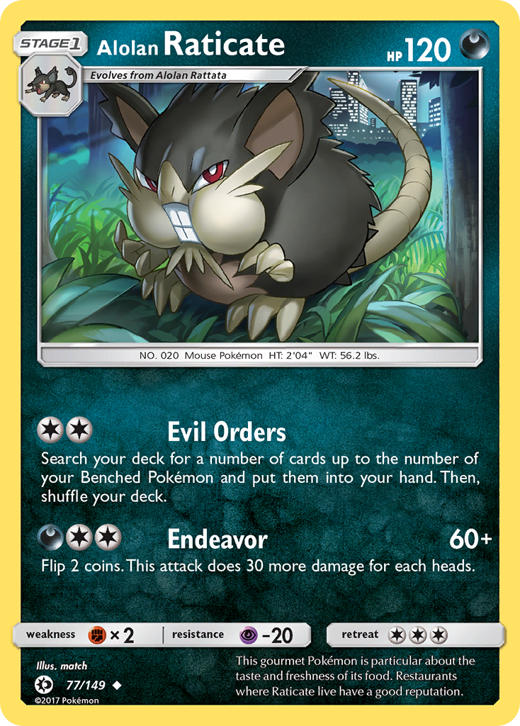 Alolan Raticate - 77/149 - Uncommon