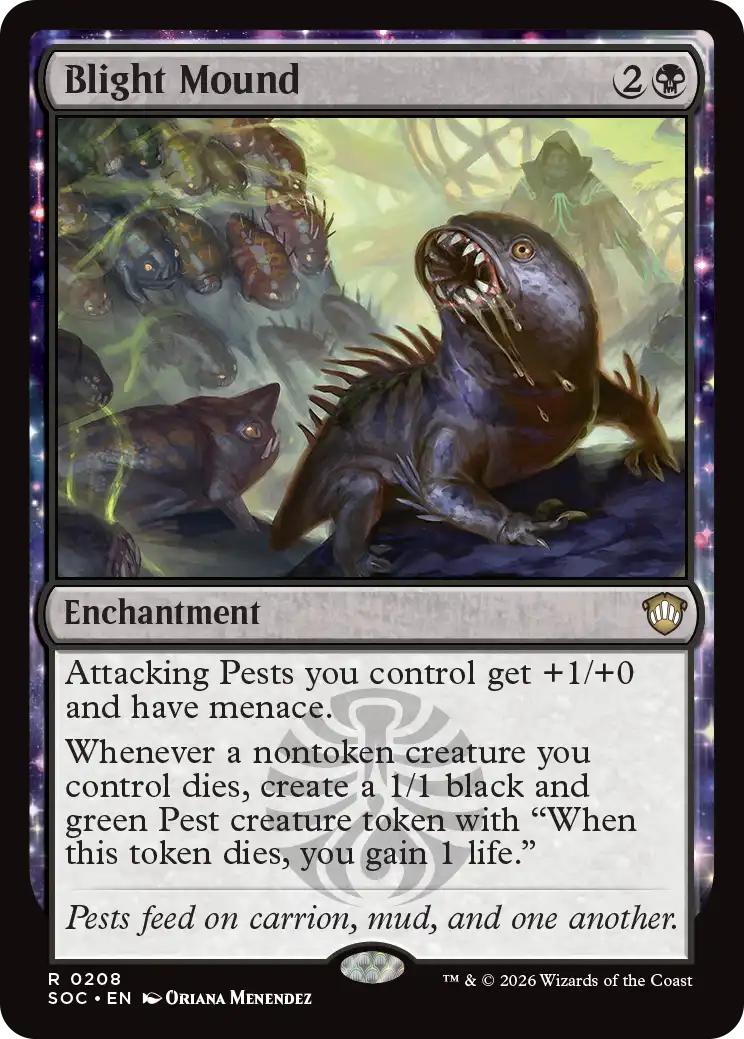 Blight Mound [208] [Secrets of Strixhaven: Commander] [Non-Foil]