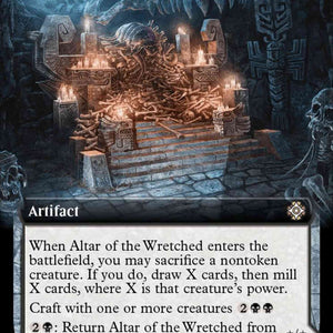 Altar of the Wretched // Wretched Bonemass [22] [Extended Art] [The Lost Caverns of Ixalan: Commander] [Non-Foil]