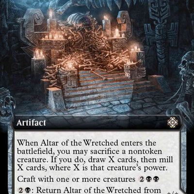 Altar of the Wretched // Wretched Bonemass [22] [Extended Art] [The Lost Caverns of Ixalan: Commander] [Non-Foil]