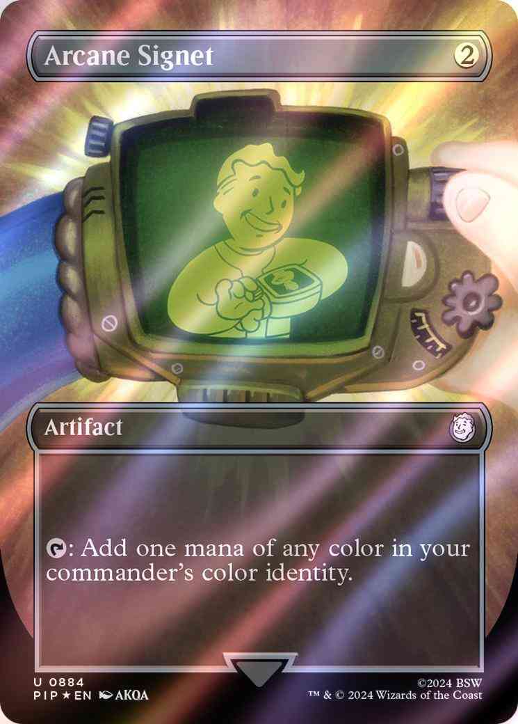 Arcane Signet [884] [Borderless] [Fallout] [Surge Foil]