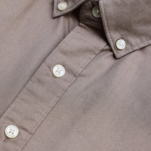 Hazelnut Solid Oxford Shirt